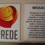 A missão da instituição...